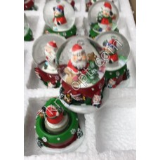 Стеклянный снежный шар "Санта Клаус"